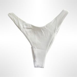 L*Space White Bikini Bottom